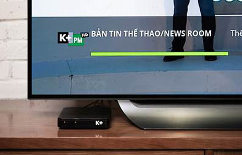 Nhỏ gọn, dễ sử dụng, K+ TV Box đáp ứng tức thì nhu cầu xem bóng đá của người dùng ở bất cứ đâu