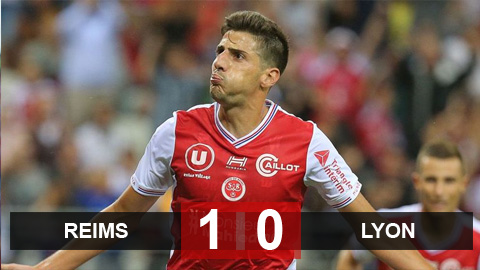 Reims 1-0 Lyon: Chủ nhà lên đỉnh bảng