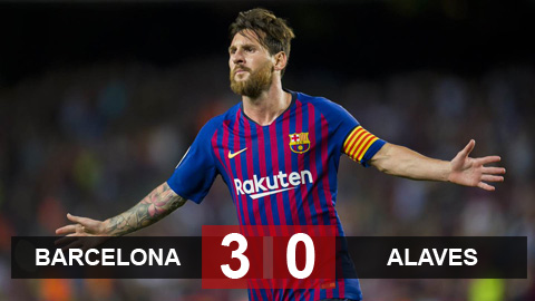 Barca 3-0 Alaves: Messi và Coutinho tỏa sáng