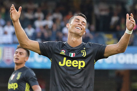 Ronaldo chưa thể hiện hết khả năng ở trận đầu của Juve