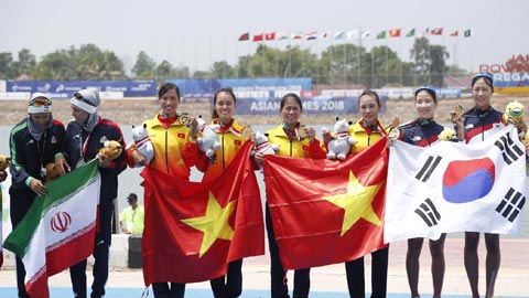 Ngày thi đấu 23/8 của đoàn thể thao Việt Nam: Rowing giải 'cơn khát vàng'