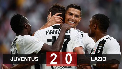 Juventus 2-0 Lazio: Ronaldo tịt ngòi, Juve vẫn thắng