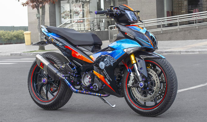 Exciter 150 2019 độ option đồ chơi giá trị gần 150 triệu của biker Cần Thơ   2banhvn