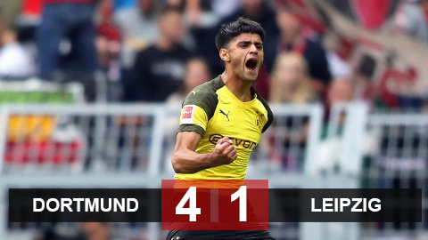 Dortmund 4-1 Leipzig: Chấn động vòng mở màn
