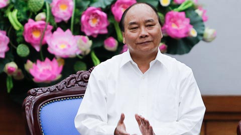 Thủ tướng Nguyễn Xuân Phúc chúc mừng HLV Park Hang Seo và Olympic Việt Nam
