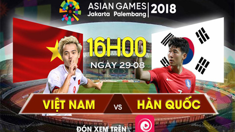 Xem trực tiếp O.Việt Nam đấu O.Hàn Quốc 'siêu mượt' trên Onme