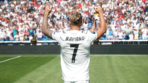 Mariano Diaz ra mắt Real, kế thừa áo số 7 của Ronaldo