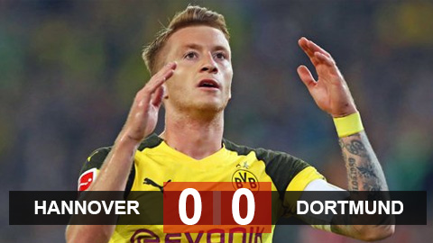 Hannover 0-0 Dortmund: Bất lực