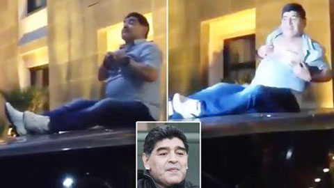 Maradona bị chê cười vì… say mất người