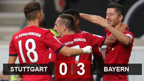 Stuttgart 0-3 Bayern: Goretzka lần đầu lập công