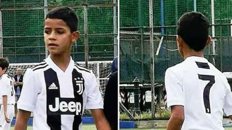 Con trai Ronaldo lập poker trong trận ra mắt đội U9 Juventus