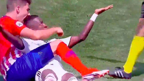 Lập cú đúp, sao trẻ Vinicius của Real bị đối thủ... ngoạm vào đầu