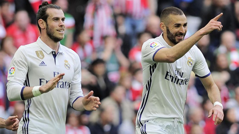 Bale và Benzema sẽ là đối trọng của Messi trong cuộc đua giành Pichichi