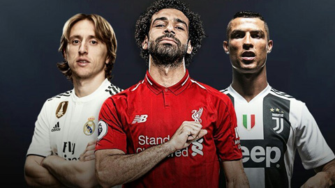 Ronaldo, Modric và Salah tranh giải The Best 2018
