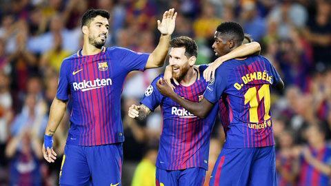 Messi, Dembele và Suarez: 'Mũi đinh ba' đáng sợ của Barca