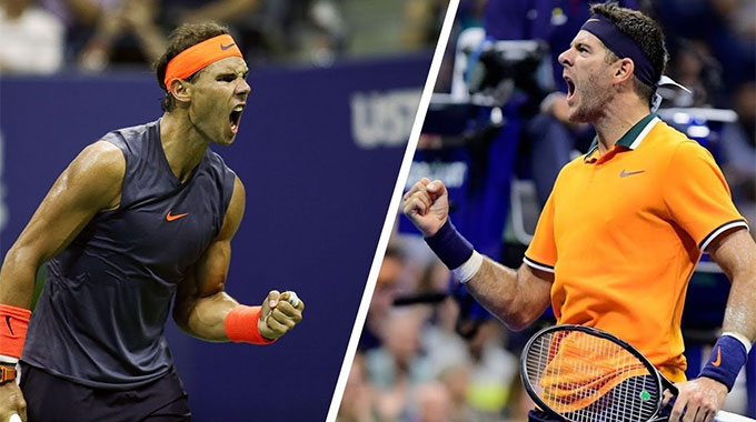 US Open ngày 12: Nadal 'đại chiến' Del Potro, Djokovic gặp 'mồi ngon'