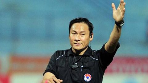 Trọng tài Trần Văn Lập không cầm còi ở 5 vòng cuối V.League 2018