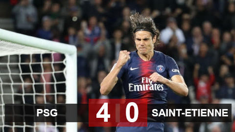PSG 4-0 Saint-Etienne: Chênh lệch đẳng cấp