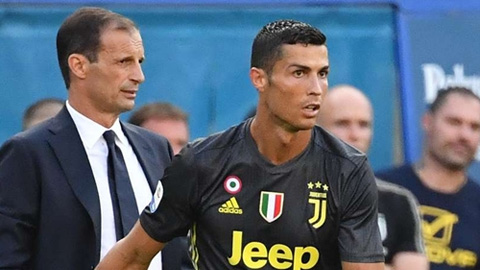 HLV Allegri tin Ronaldo sẽ ghi bàn khi Juventus gặp Sassuolo