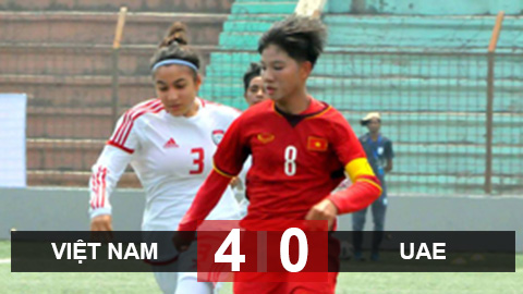 Vòng loại U16 nữ châu Á 2019: Việt Nam thắng đậm UAE