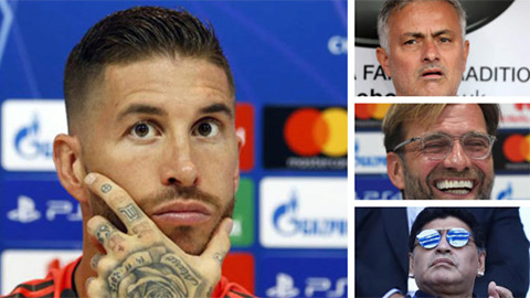 Ramos khó ở, 'cà khịa' từ Mourinho, Klopp, Maradona, Griezmann cho đến Ronaldo