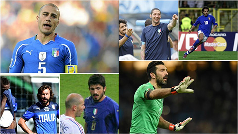 Đội hình ĐT Italia vô địch World Cup 2006 giờ ra sao?