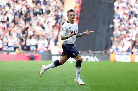 Kieran Trippier không dự trận đấu mới đây giữa Tottenham và Inter Milan