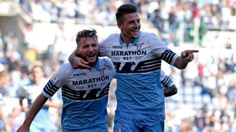 Vòng 5 Serie A: Lazio & Napoli thắng dễ, Roma lún sâu vào khủng hoảng