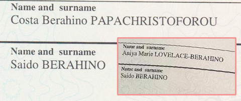 2/3 giấy khai sinh có tên Berahino