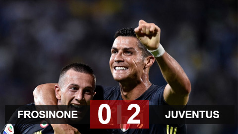 Frosinone 0-2 Juventus: Ronaldo lập công, Juve nối dài thành tích toàn thắng