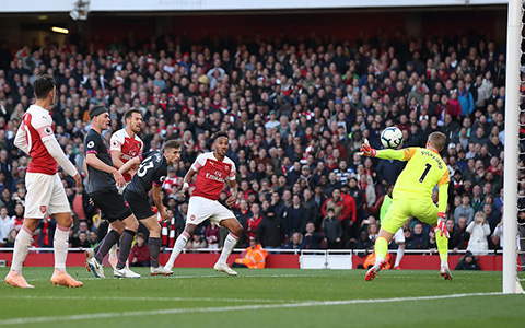 Aubameyang ghi bàn thắng thứ 2 cho Arsenal