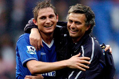 Từ chỗ là thầy trò, nay Lampard và Mourinho sẽ phải đối đầu nhau trên băng ghế huấn luyện