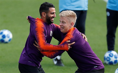 Oleksandr Zinchenko sẽ được HLV Guardiola cho ra sân ở trận đấu tới 