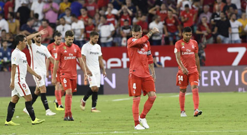 Real thua tan tác trước Sevilla