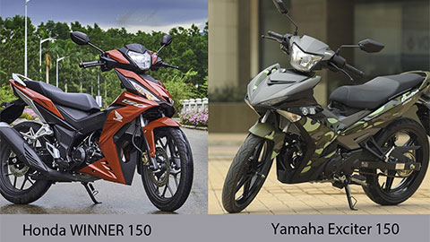 Yamaha Exciter 2019 'quyết đấu' Honda Winner: Ai mới là vua xe côn tay?