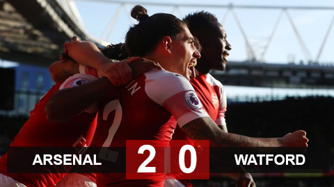Arsenal 2-0 Watford: Bước ngoặt từ phản lưới