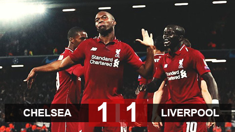 Chelsea 1-1 Liverpool: Tuyệt tác của Sturridge giải cứu "Lữ đoàn đỏ"
