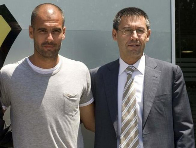 Chủ tịch Barca luôn chào đón Guardiola