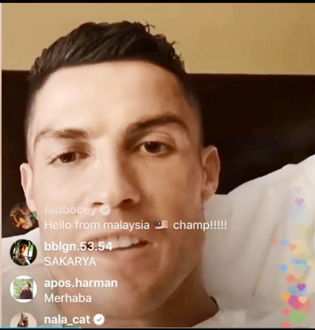 Ronaldo đã lên Instagram đăng clip phủ nhận mọi lời tố cáo của Mayorga