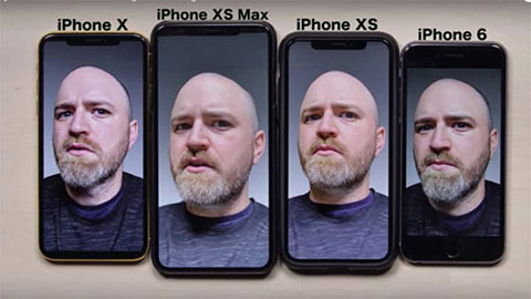 Ảnh selfie của iPhone XS Max bị 'chê' làm đẹp quá mức