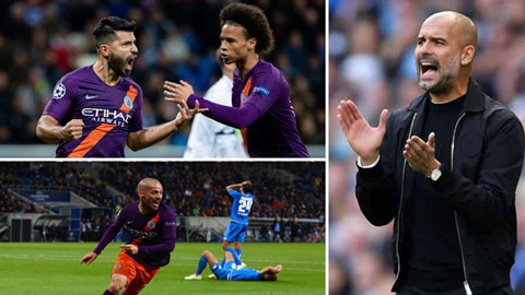 2 bàn thắng của Aguero và Silva giúp Man City của Pep có 3 điểm đầu tiên tại Champions League 2018/19