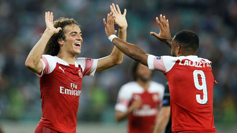 Lượt 2 vòng bảng Europa League: Arsenal đại thắng, người Italia vất vả