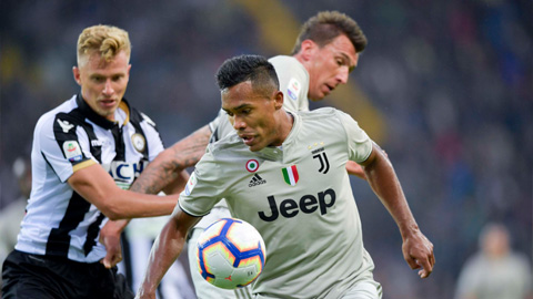 Bầu chọn cầu thủ xuất sắc nhất trận Udinese 0-2 Juventus