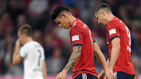 Bayern đã thua trận thứ 2 liên tiếp tại Bundesliga