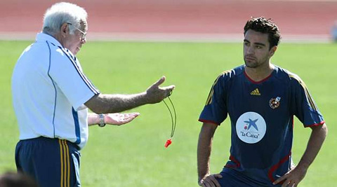 Aragones và Xavi là linh hồn của ĐT Tây Ban Nha vô địch EURO 2008