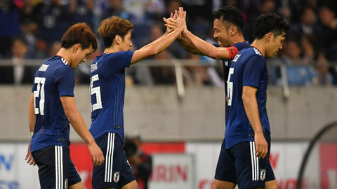 Niềm vui chiến thắng của ĐT Nhật Bản