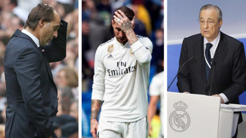 Real Madrid: Chân trời đen trước mắt kền kền trắng
