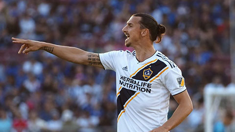 Ibrahimovic thể hiện phong độ ghi bàn ấn tượng tại L.A Galaxy