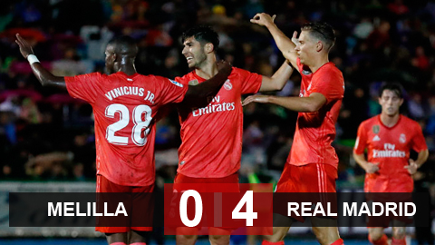 Melilla 0-4 Real Madrid: Solari và Vinicius có màn ra mắt ấn tượng