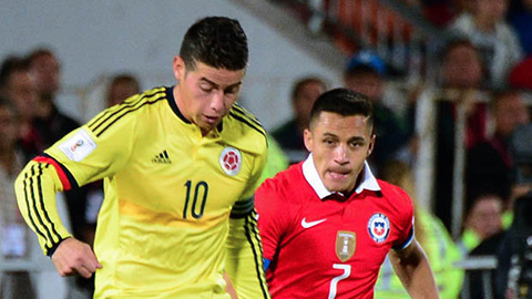 M.U chọn James Rodriguez để thay thế Alexis Sanchez